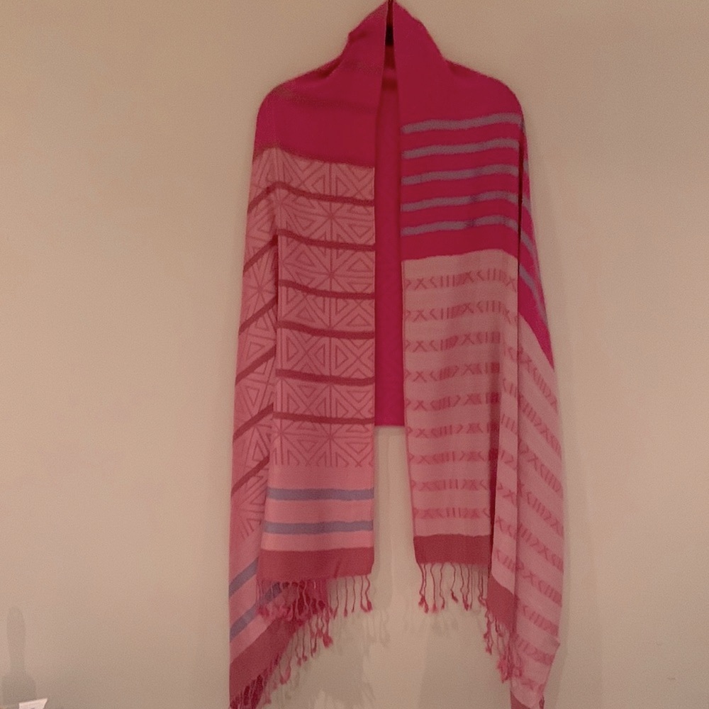 Pashmina Wrap/Shawl/Scarf with Fringed Edges